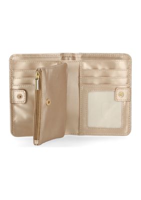 Lurex Interior Pouch Indexer Wallet