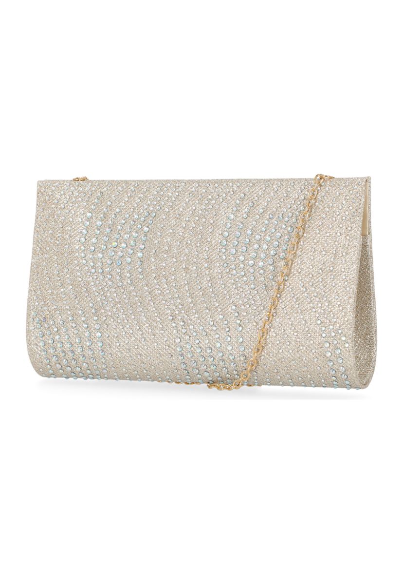 Elaine - Lurex Stones Clutch