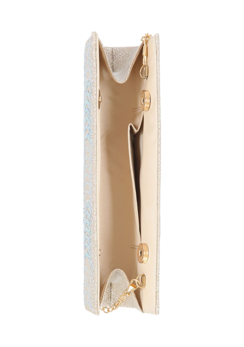 Elaine - Lurex Stones Clutch