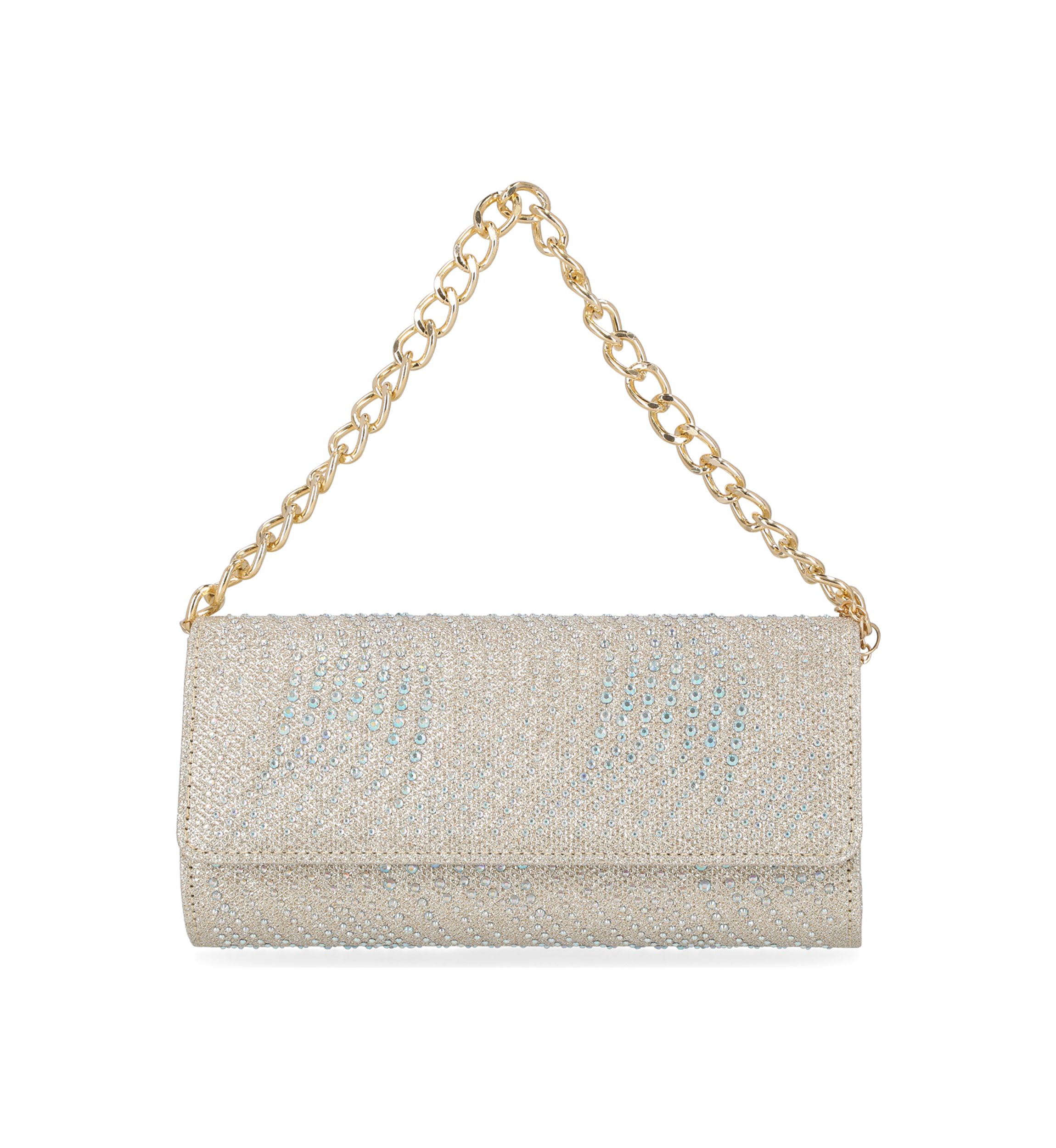Max - Lurex with Stones Shoulder Clutch