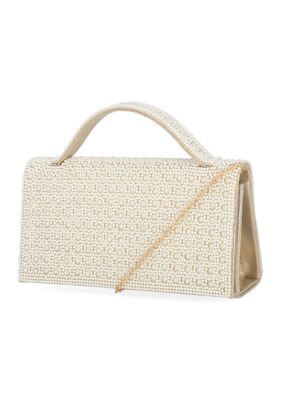 Jessica McClintock Felicia Microstone Clutch Bag