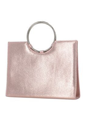 Lena Microstone Ring Handle Bag