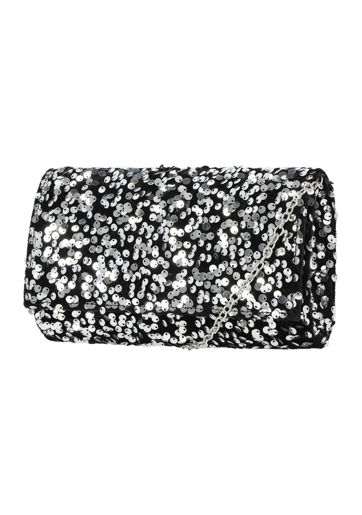 Chloe - Velvet Sequins Flap Bag