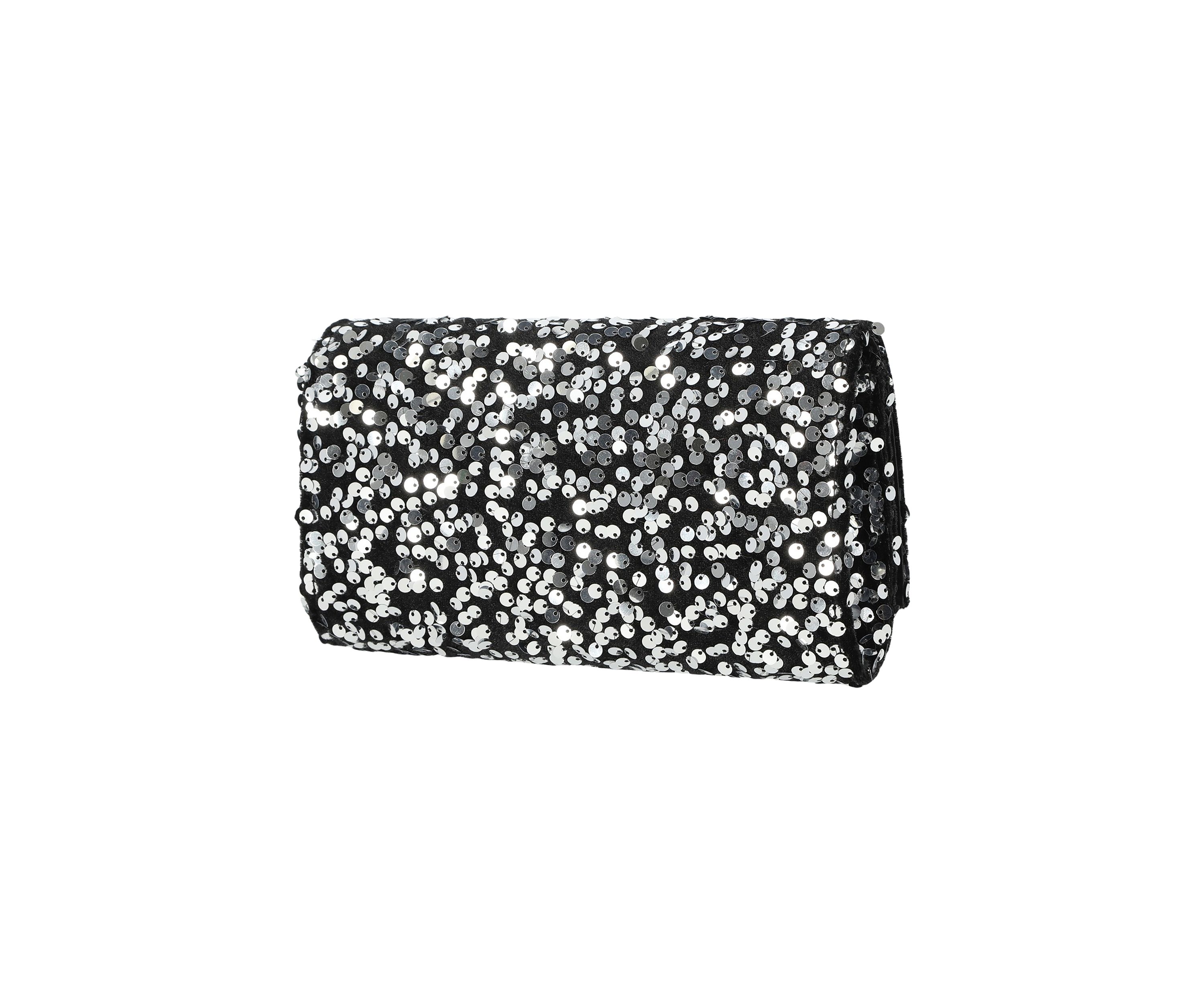 Chloe - Velvet Sequins Flap Bag