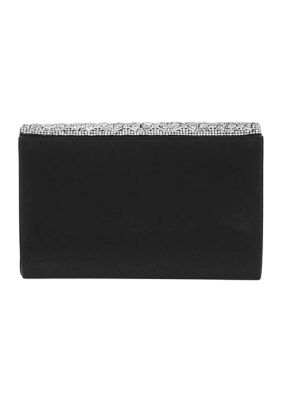 Oriana - V Flap Beaded Clutch