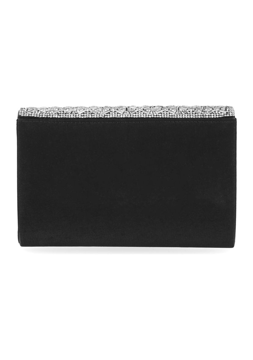 Oriana - V Flap Beaded Flap Clutch