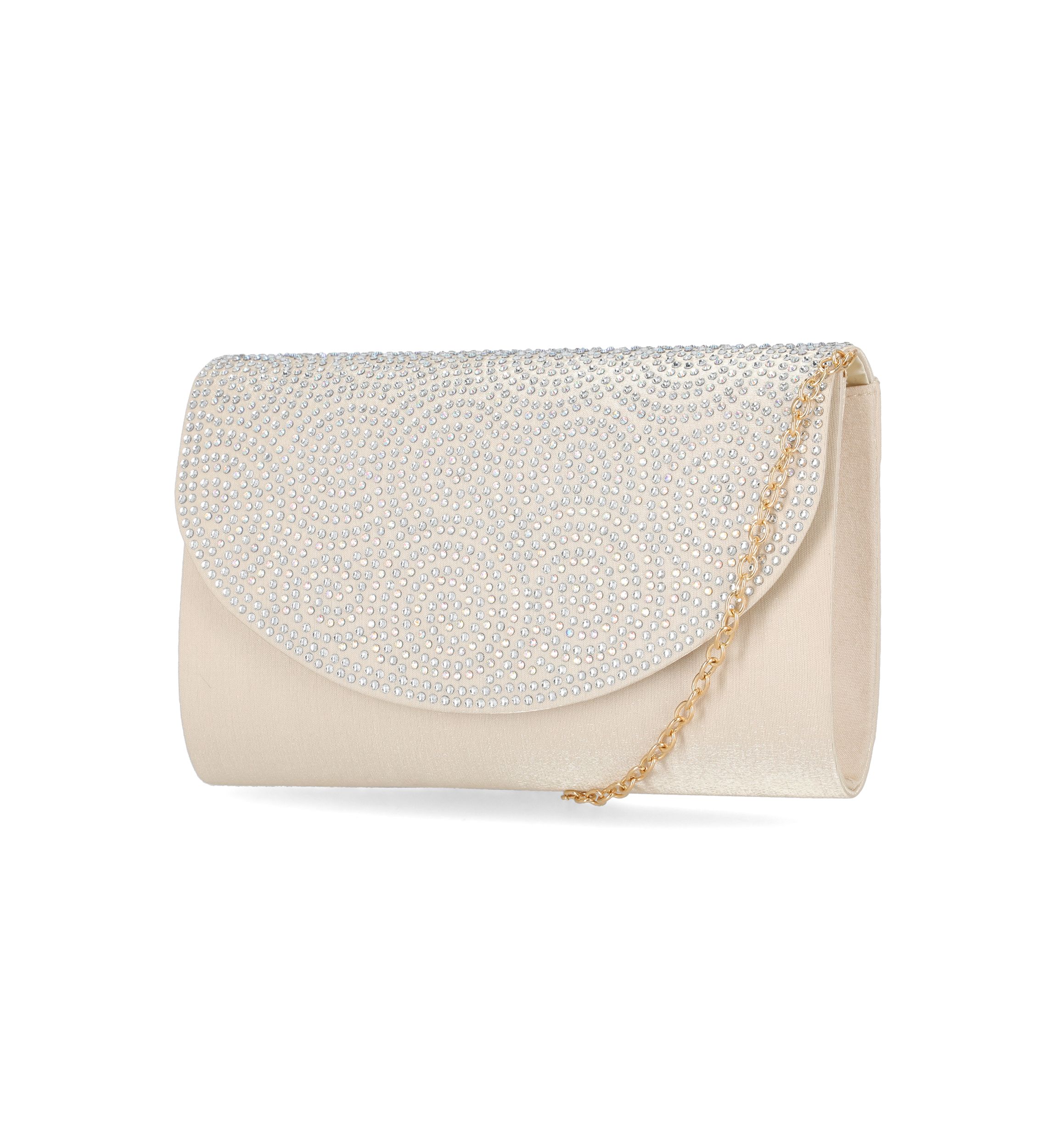 Ophelia Satin Flap Clutch
