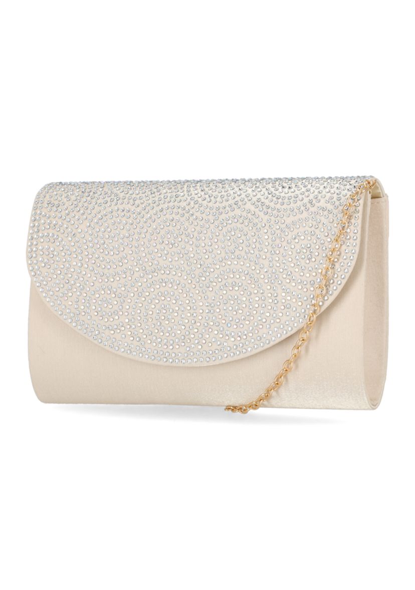 Ophelia Satin Flap Clutch