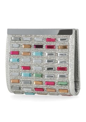 Large Gemstones Mini Bifold Wallet