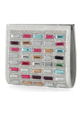 Large Gemstones Mini Bifold Wallet