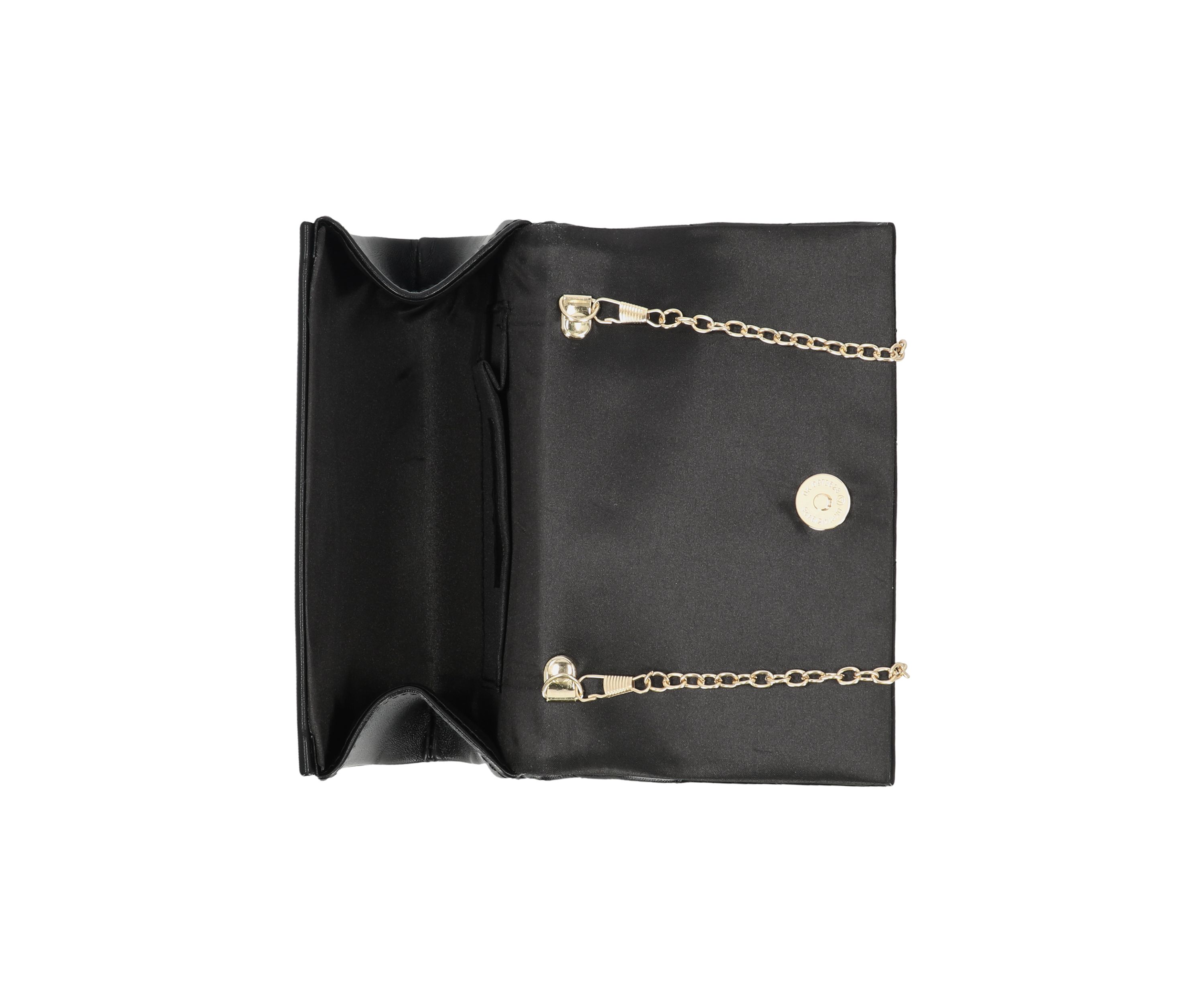 Alexis - Soft Lamb Clutch with Pyramid Studs