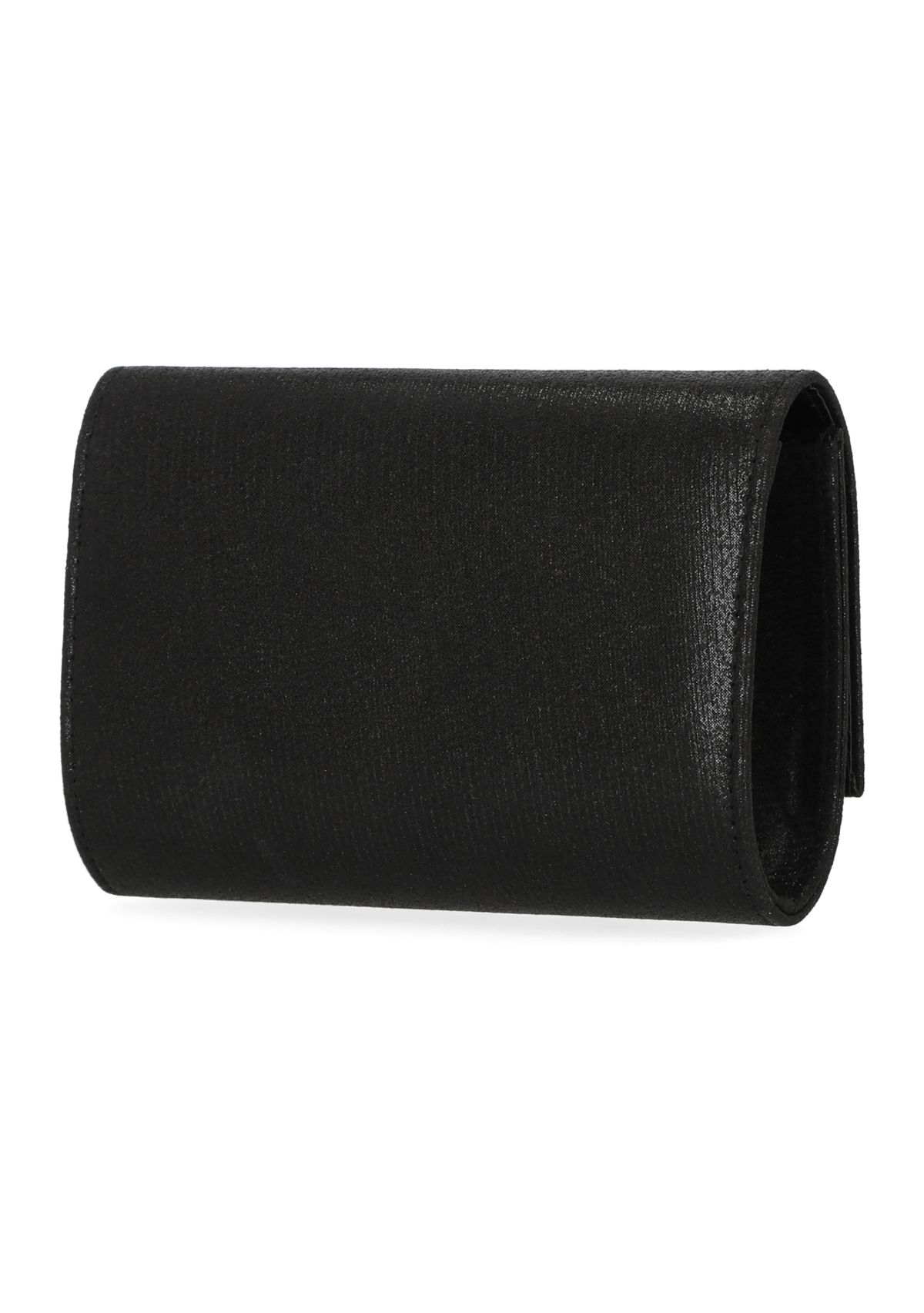 Alexis - Soft Shine Brooch Flap Clutch