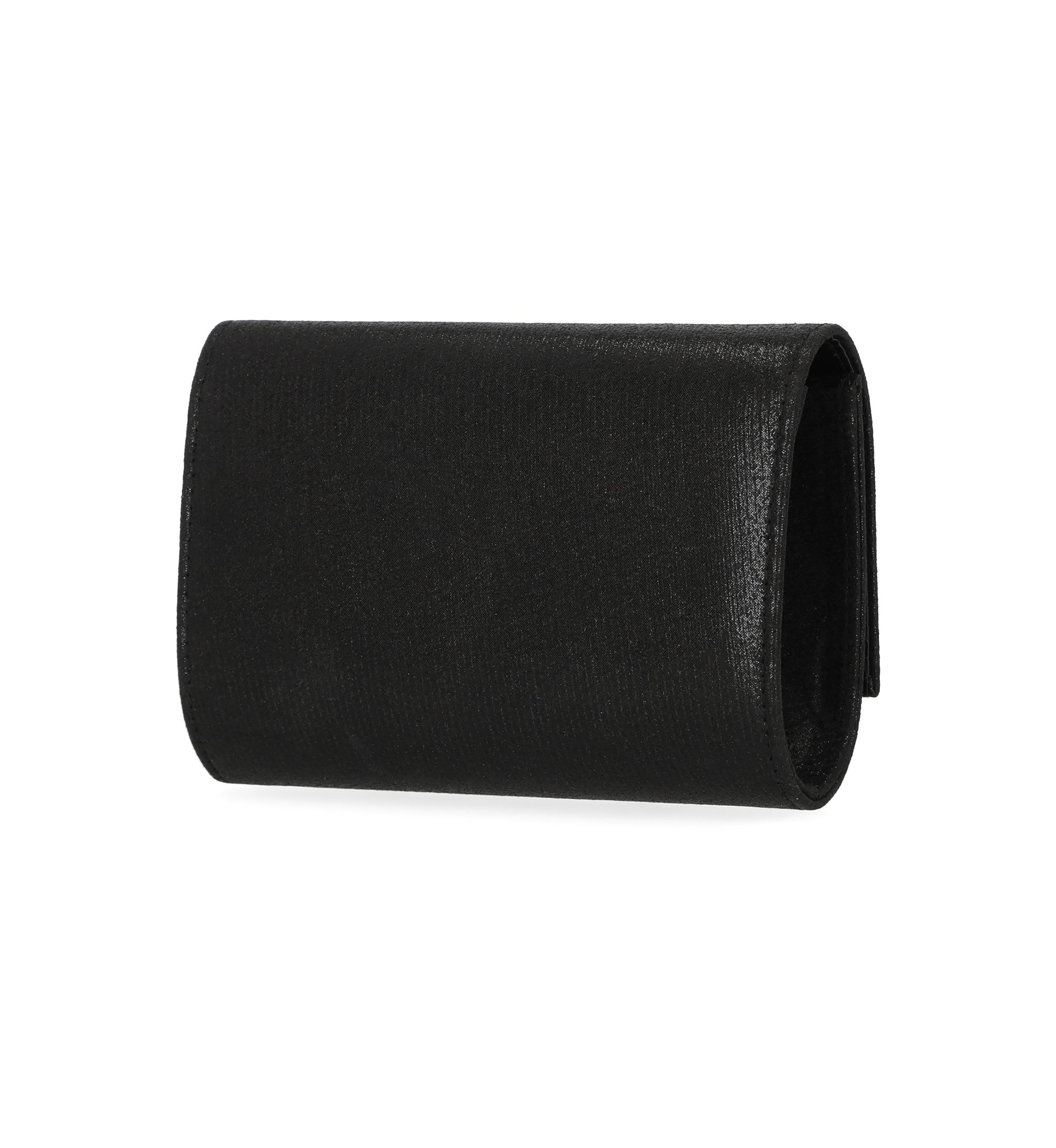 Alexis - Soft Shine Brooch Flap Clutch