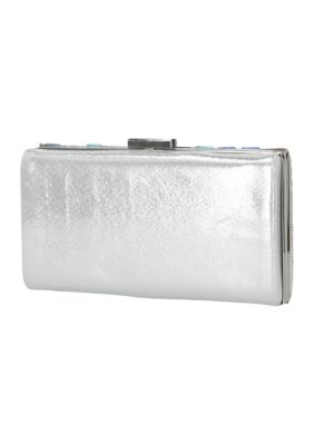 Jordana Large Gemstone Minaudière Clutch