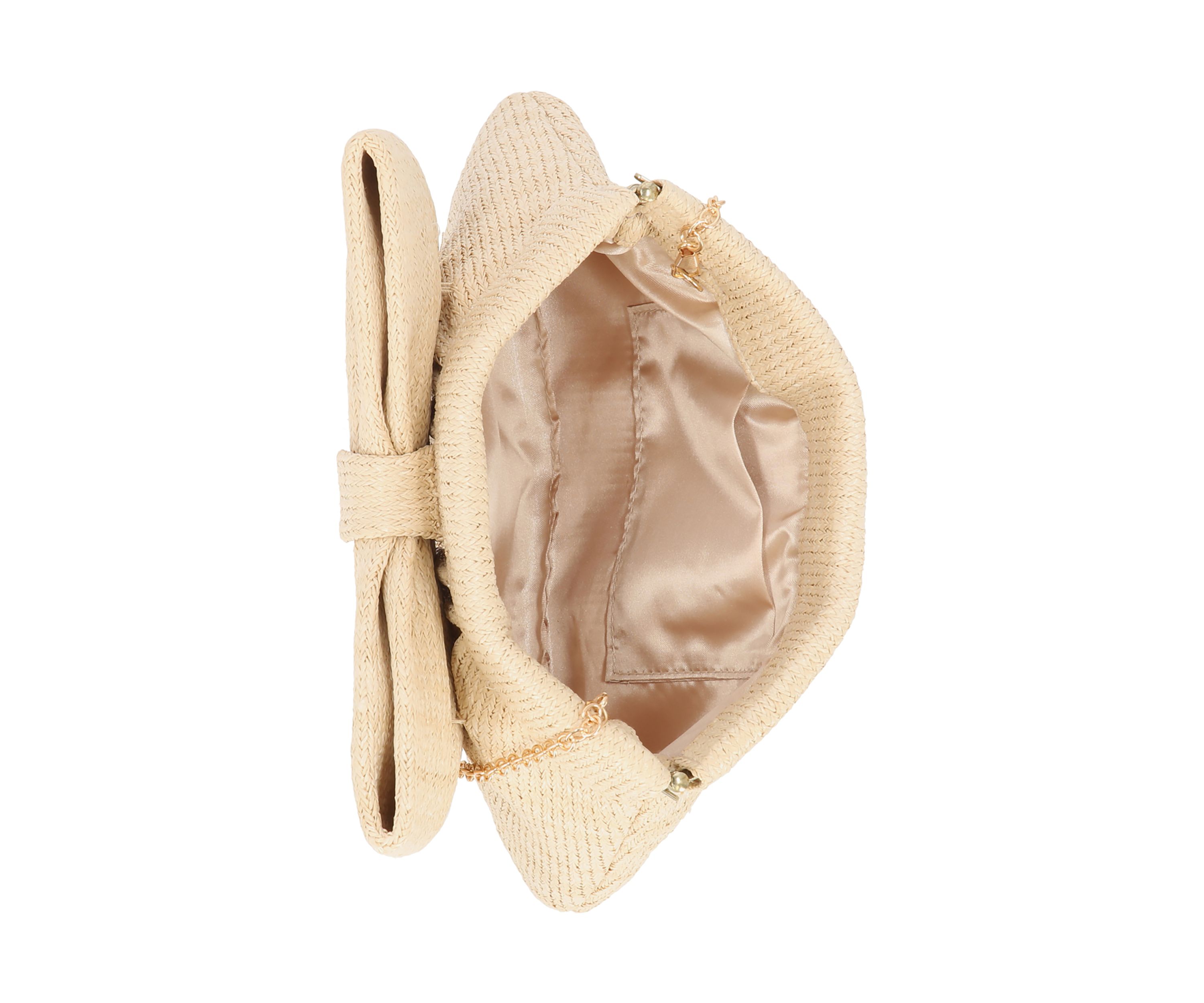 Vivienne - Straw Bow Clutch