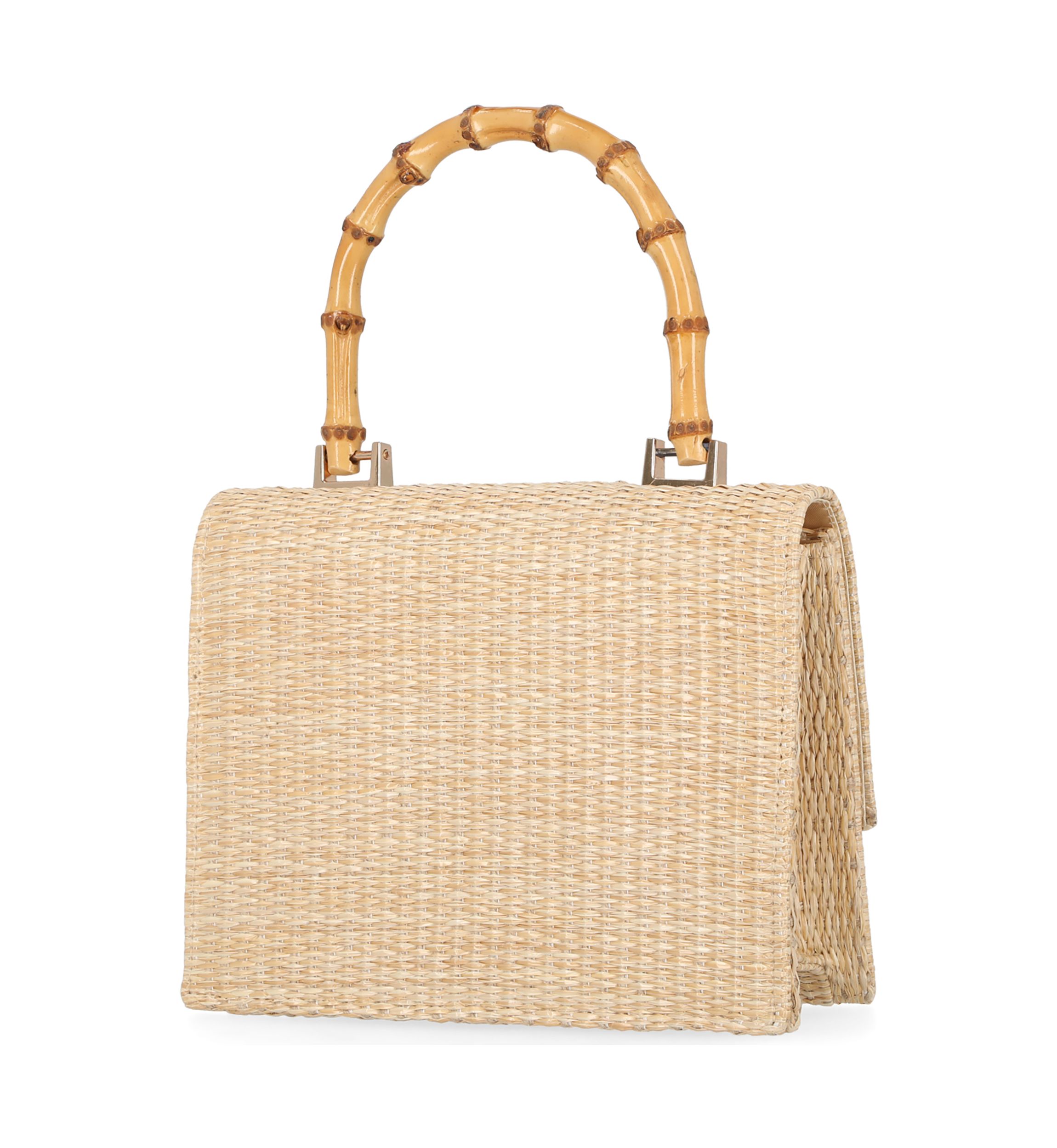 Jessica McClintock Keeko - Straw with Bamboo Handle Bag | Belk