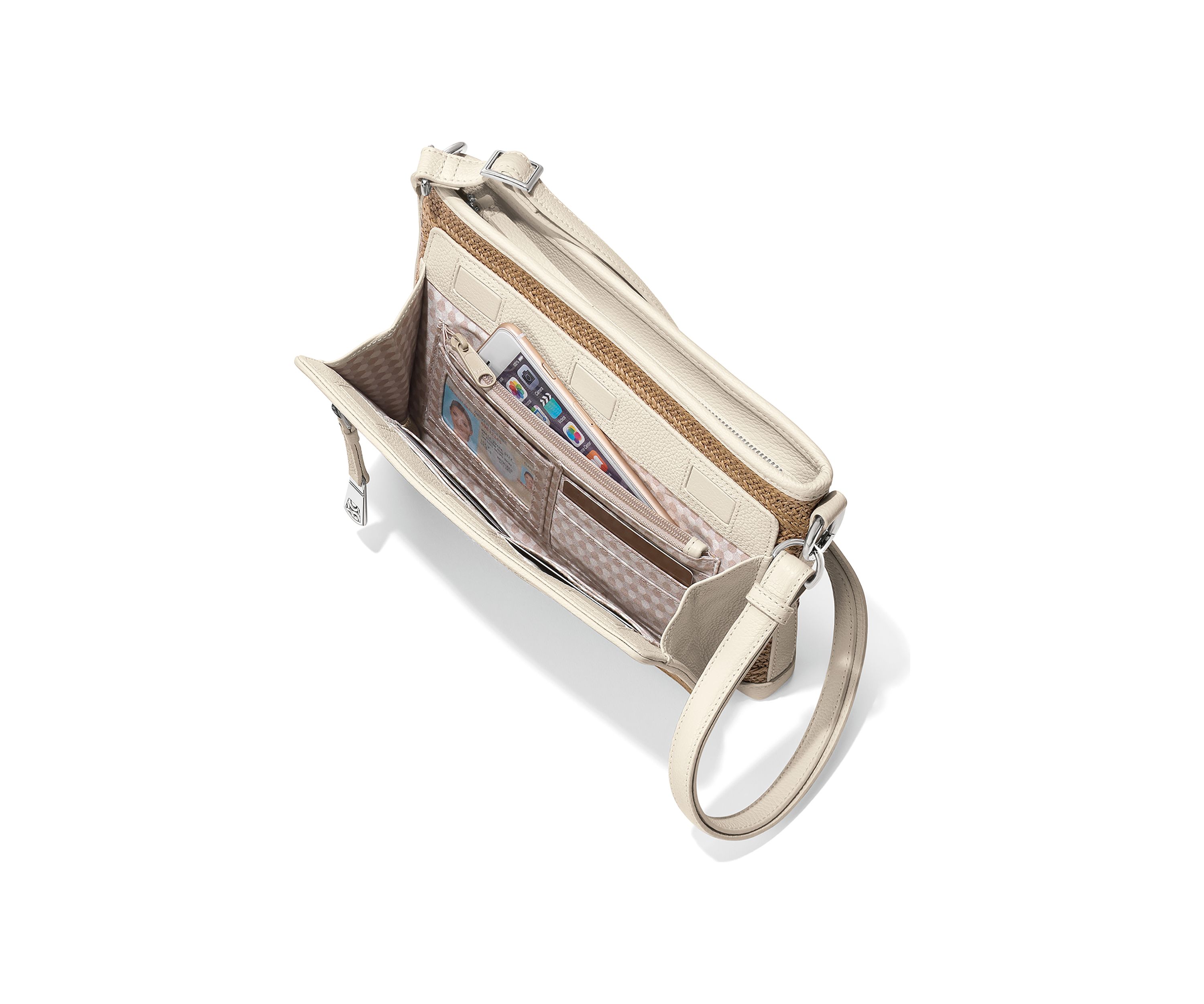 Brooklyn Straw Cross Body Organizer