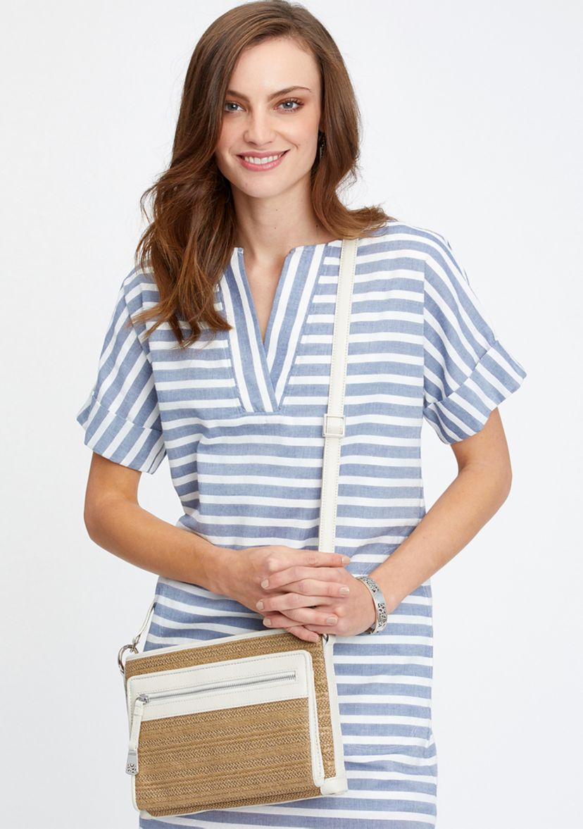 Brooklyn Straw Cross Body Organizer