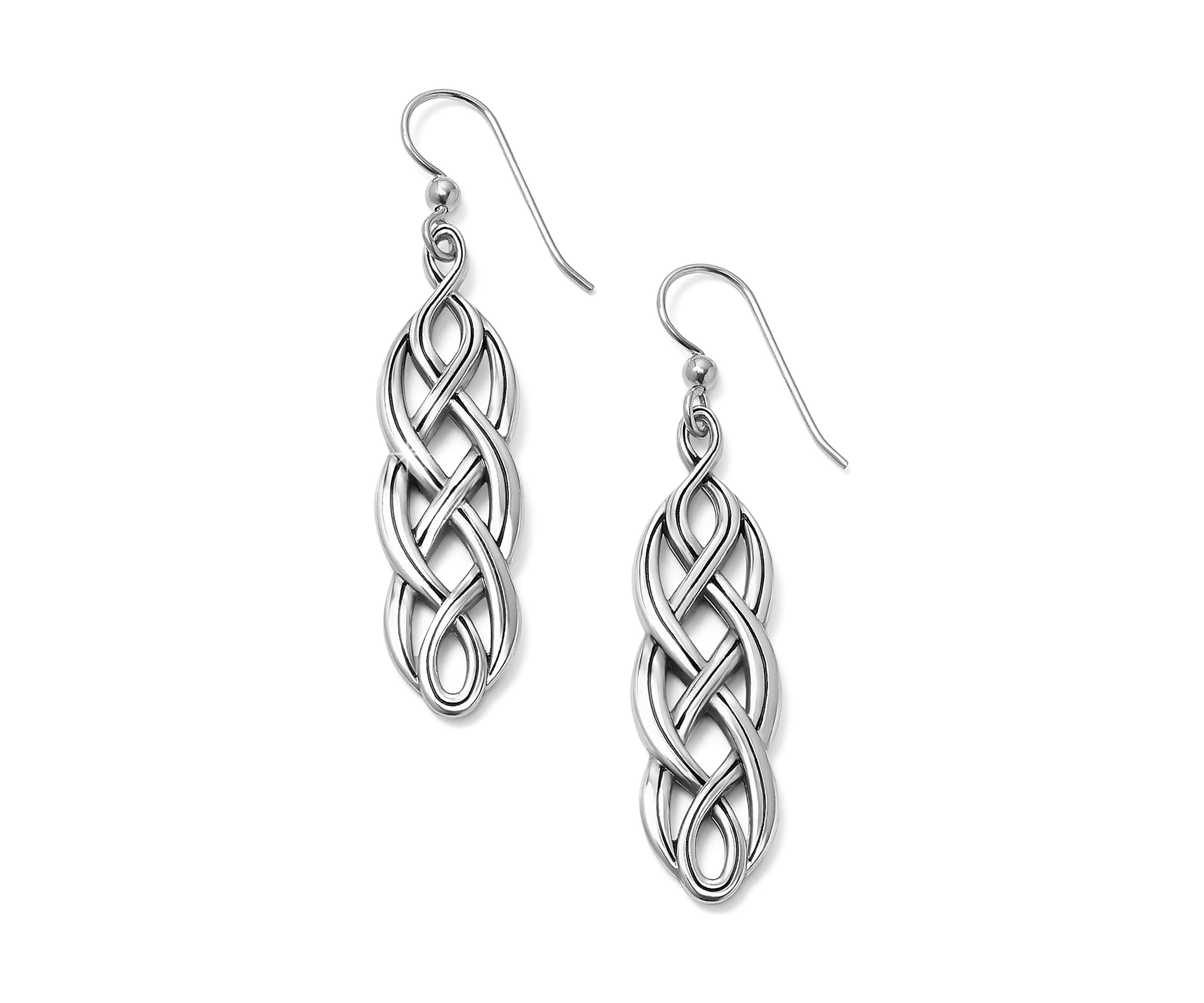 Interlok Braid French Wire Earrings