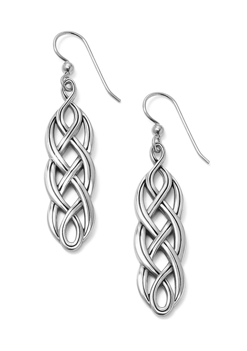 Interlok Braid French Wire Earrings