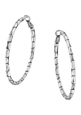 Pebble Large Hoop Earrings