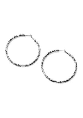 Pebble Large Hoop Earrings