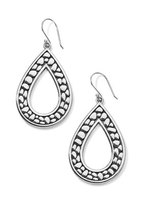 Pebble Open Teardrop Reversible Earrings