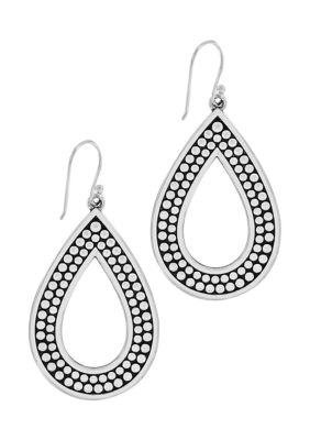 Pebble Open Teardrop Reversible Earrings