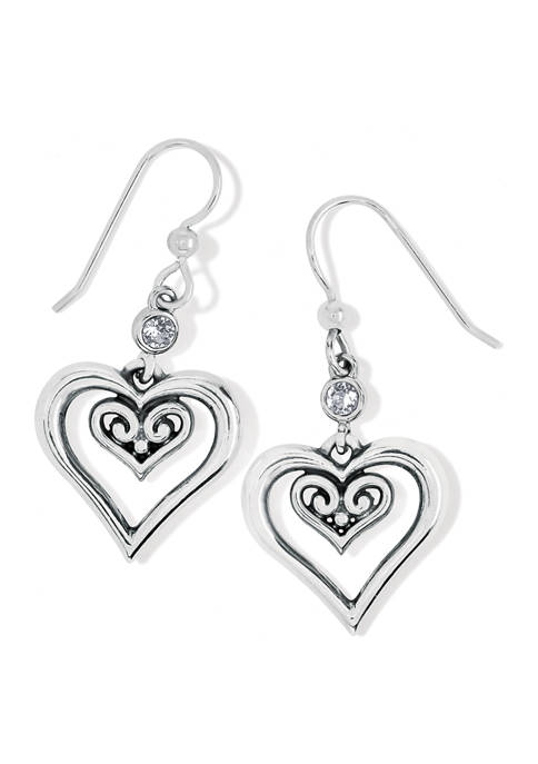 Brighton® Alcazar Duet Heart French Wire Earrings