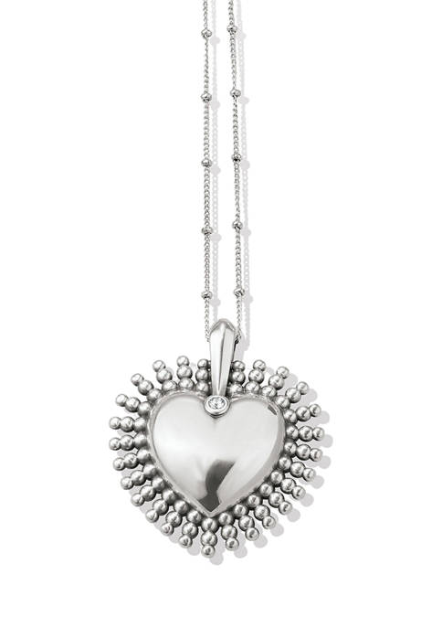 Brighton® Pretty Tough Heart Pendant Necklace in Sterling