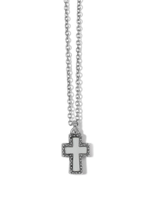 Brighton® Dazzling Cross Petite Necklace