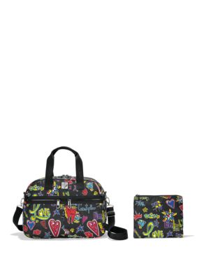 Love Scribble Jetsetter Duffle