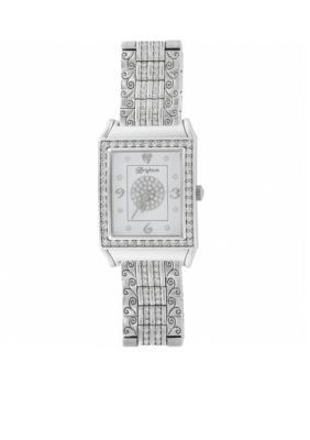 Brighton Diamond Bar Link Watch