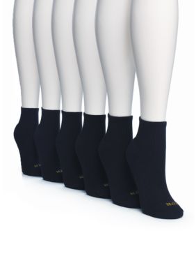 6 Pack Mini Crew Socks