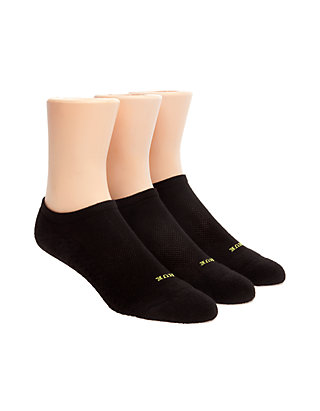HUE® Air Cushion No Show Socks 3-Pack | belk