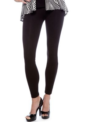 Hue Women's Ultra Tummy Shaping Legging, Black, Small at