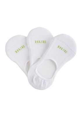 Hue Women's Air Cushion Liner Socks - 3 Pack