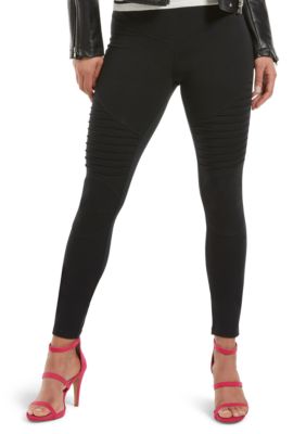 HUE® Moto Cotton Leggings