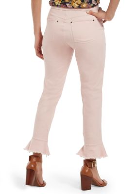 HUE Women's No Waistband High Waist Skimmer Legging, Bright White