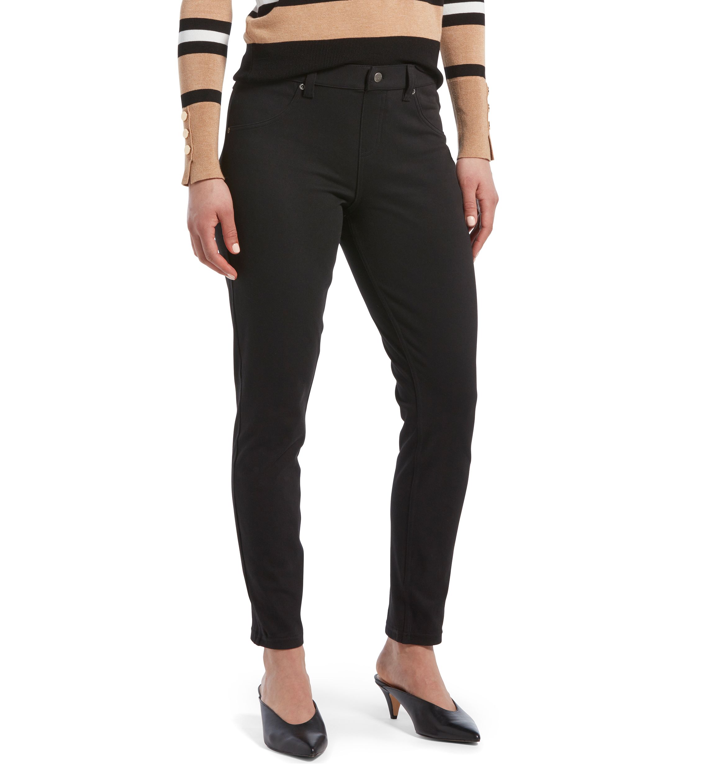 Curvy High Waist Denim Leggings