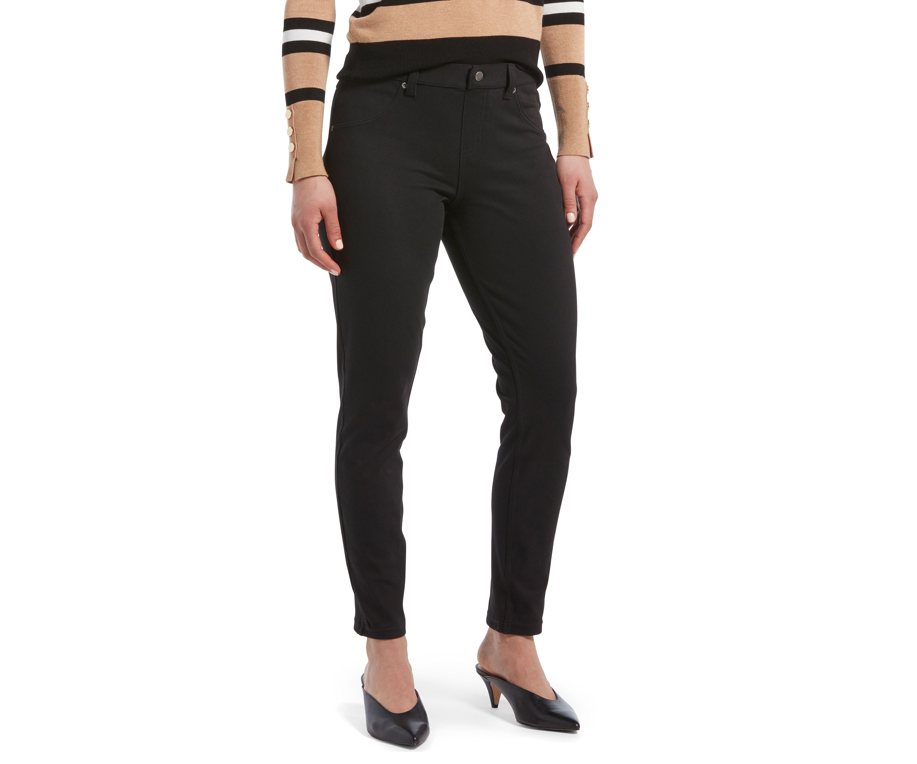 Curvy High Waist Denim Leggings