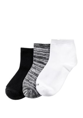 HUE® Women's 3 Pack Super Soft Cropped Socks | belk