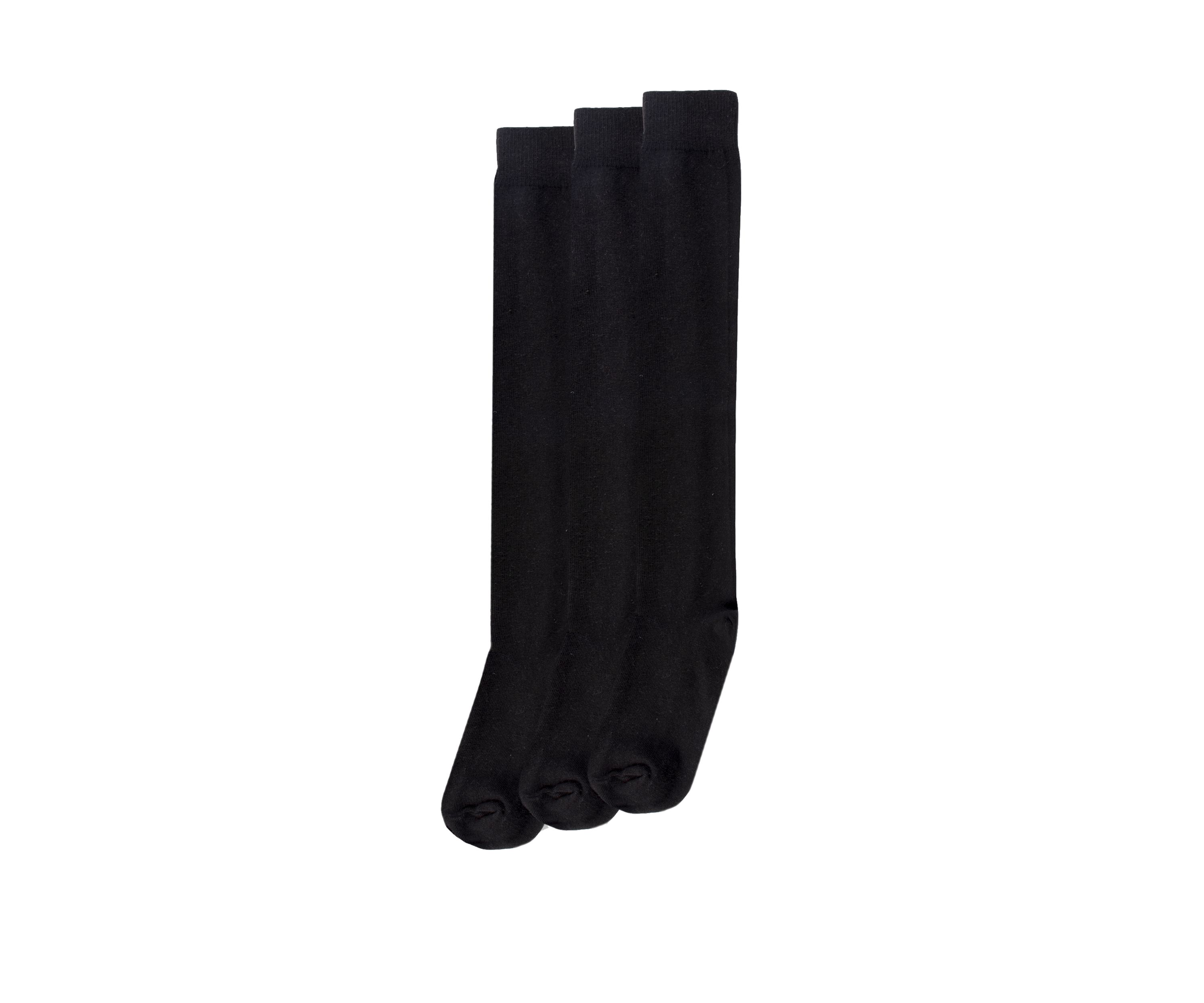 Womens Flat Knit Knee Socks