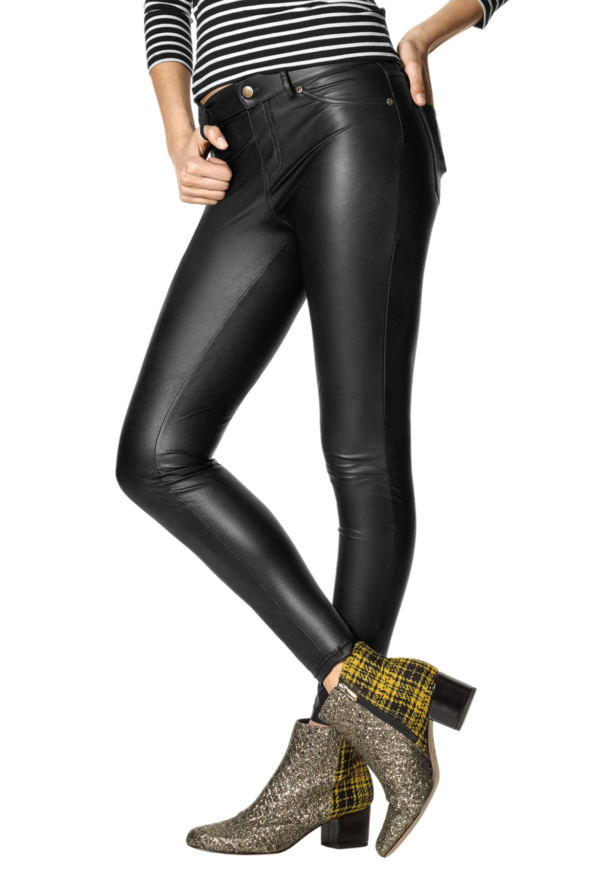 Leatherette Leggings