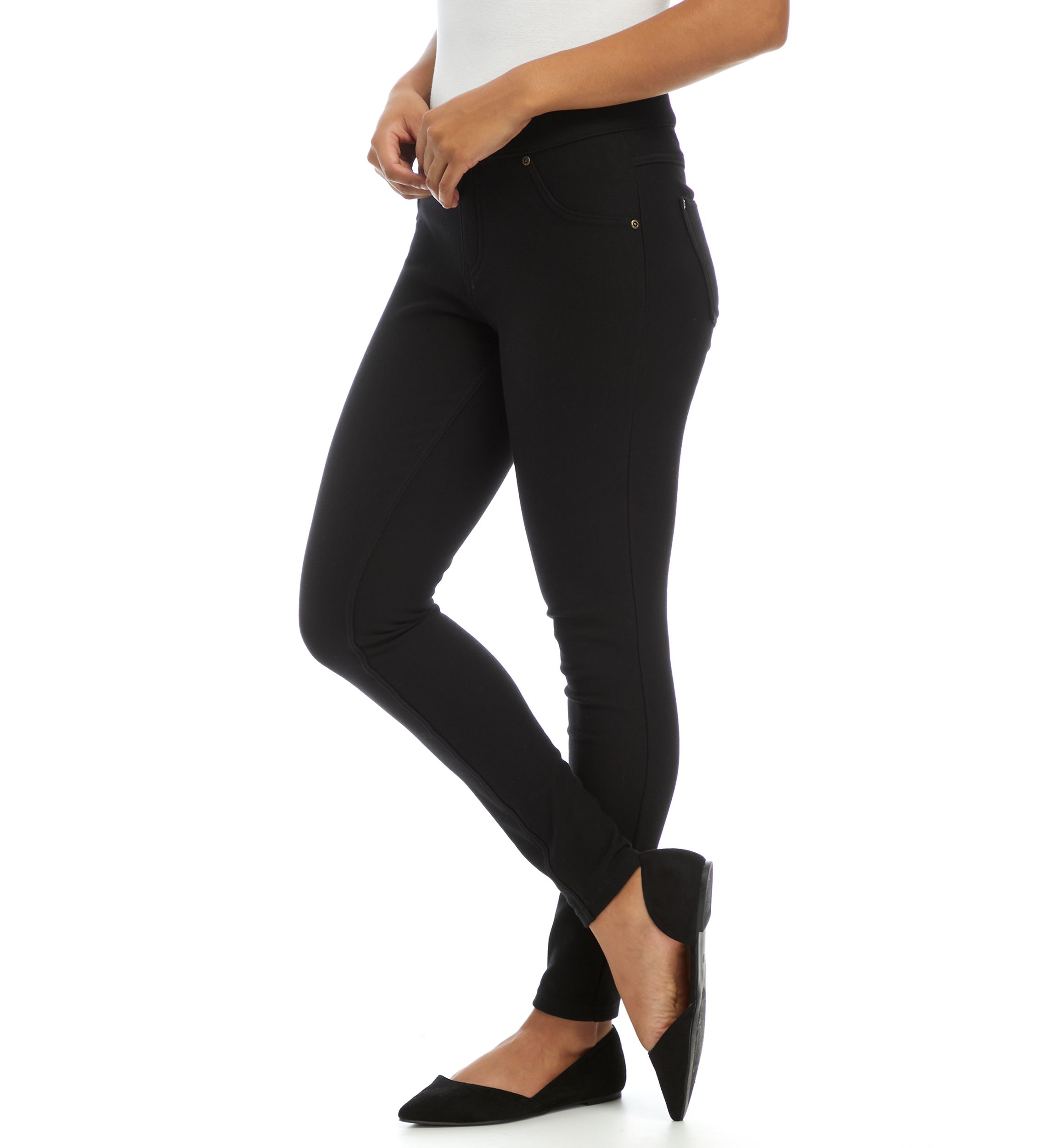 Fleece Lined Denim Leggings 