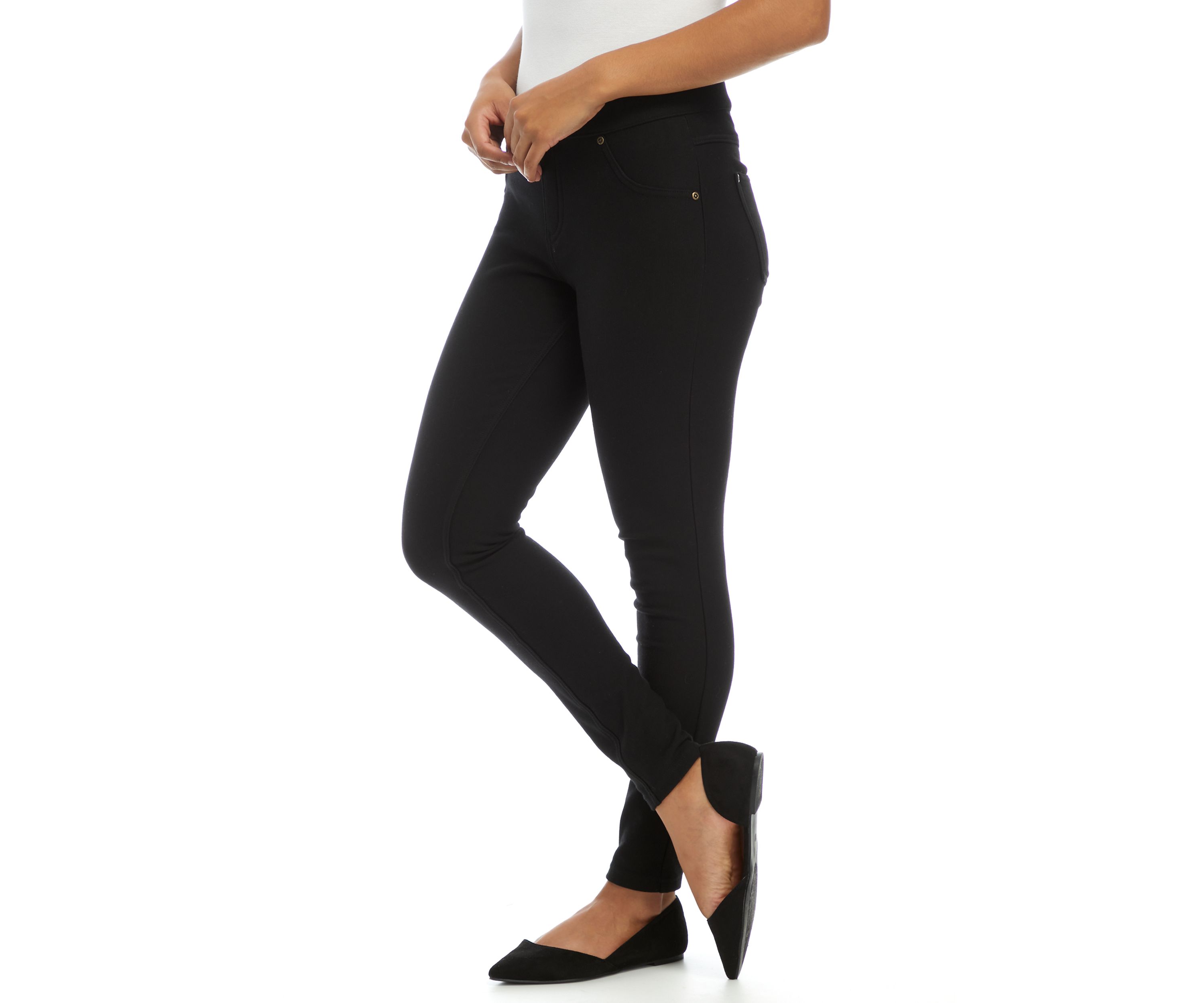 Fleece Lined Denim Leggings 