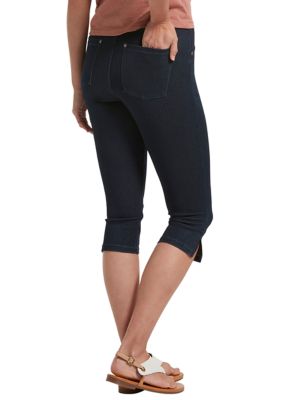 HUE® Women's Ultra Soft Denim High Waist Short Capri Pants | belk