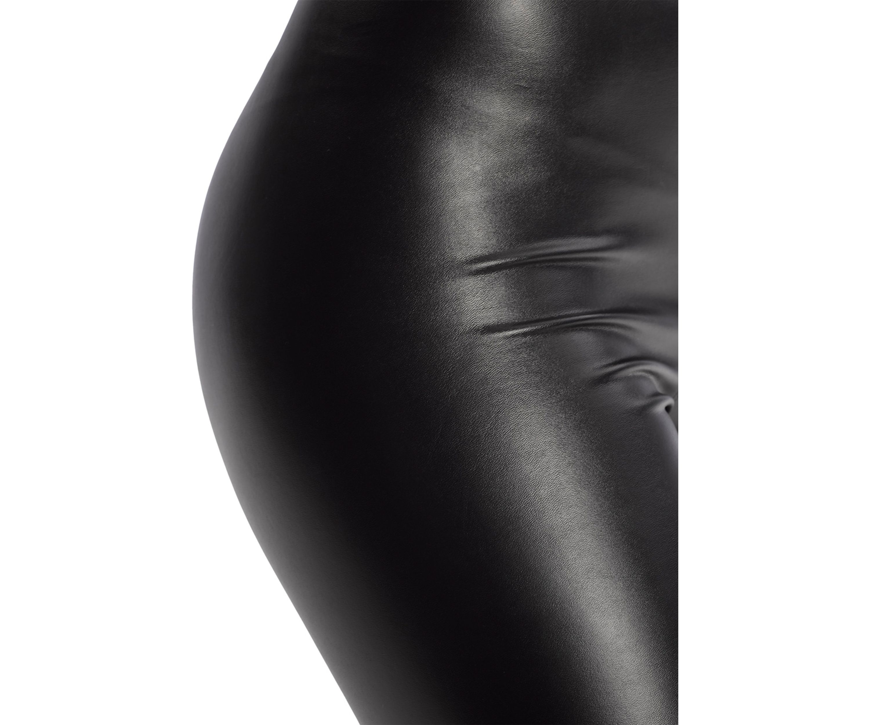Leatherette High Rise Leggings