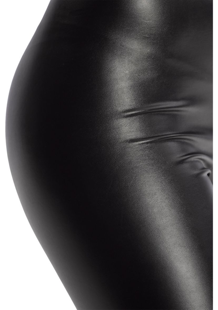 Leatherette High Rise Leggings