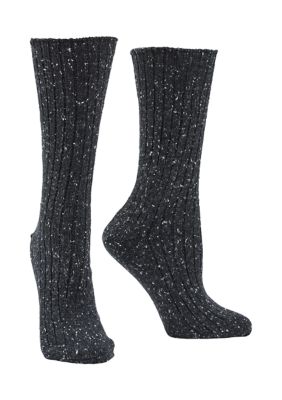 HUE® Tweed Ribbed Boot Socks | belk